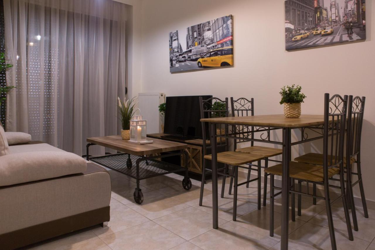 Kosmos Service Apartment Open View 2 سالونيك المظهر الخارجي الصورة